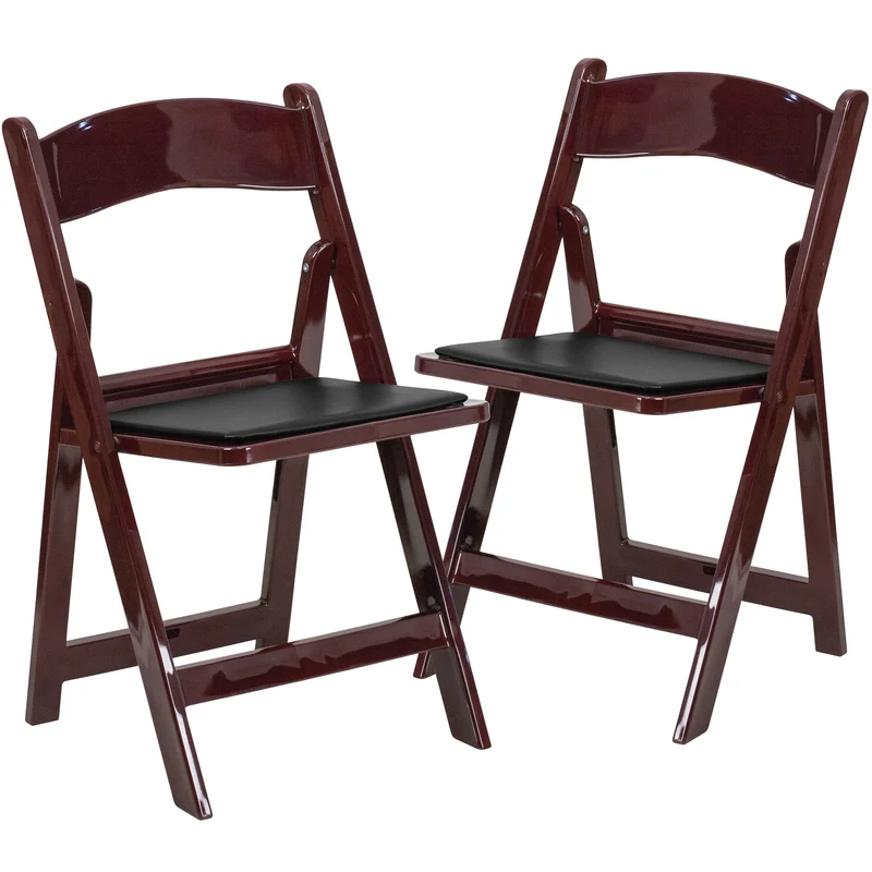 Folding Chair - Resin– 2 Pack 1000LB Weight Capacity Event Chair