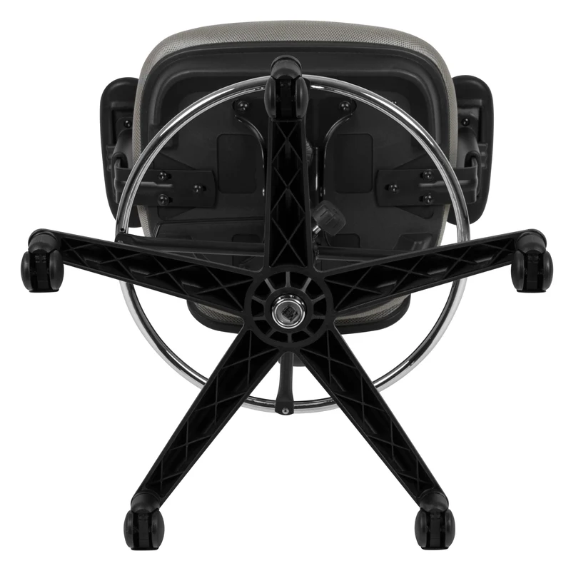Mid-Back Mesh Adjustable Ergonomic Drafting Chair, Task Chair