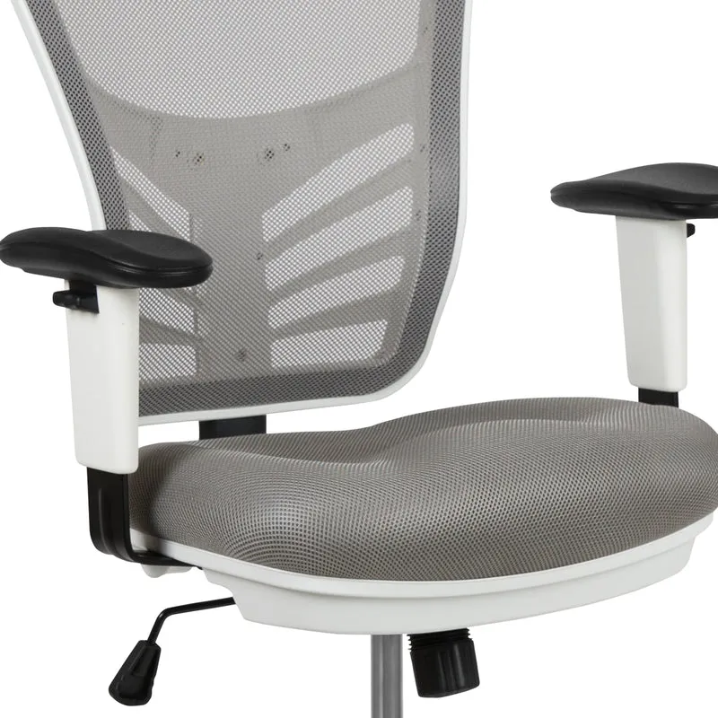 Mid-Back Mesh Adjustable Ergonomic Drafting Chair, Task Chair
