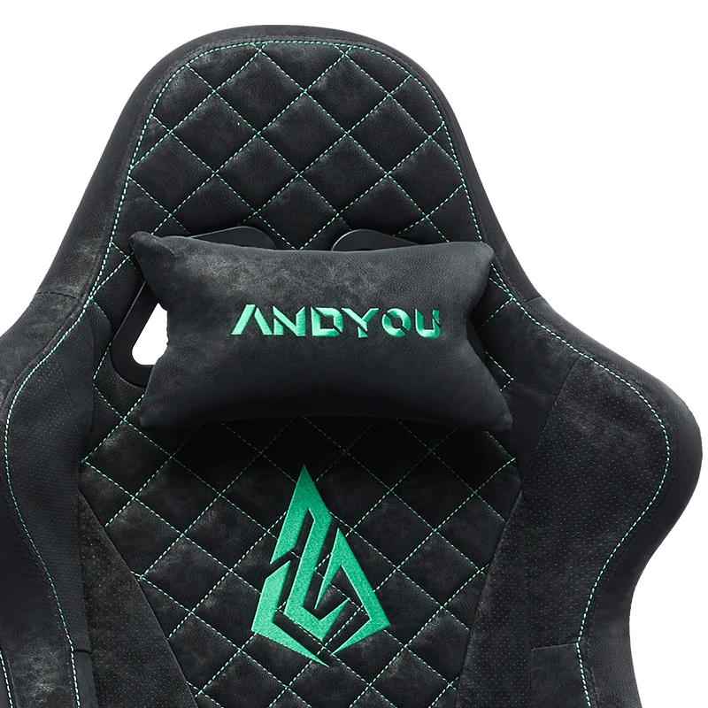 ANDYOU (Upgraded from SYMINO) Vintage PU Leather Ergonomic Gaming Chair.Black