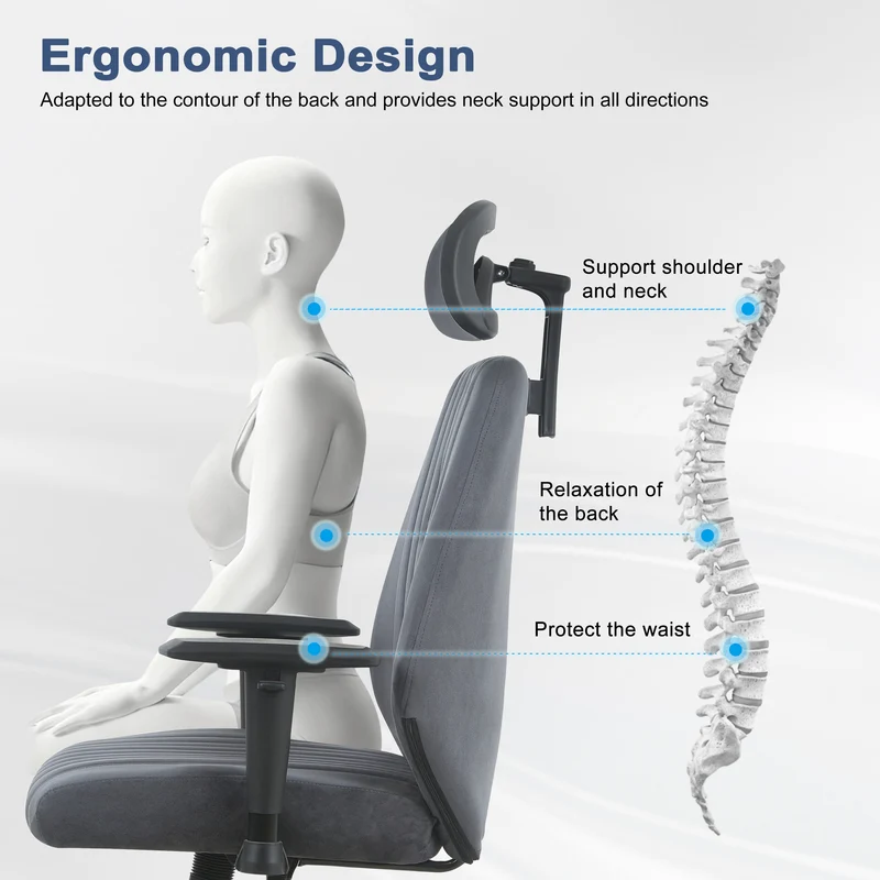 Symino Gaming Office Chair | Rocking, Adjustable Height, Swivel Seat, 150KG Capacity