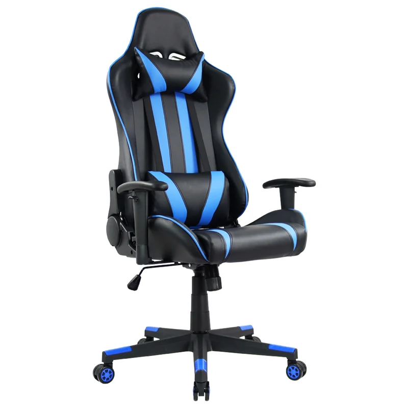 KKTONER Ergonomic Gaming Chair for E-Sport Racing Computer Swivel Height Adjustable Gamer Chair (Blue)