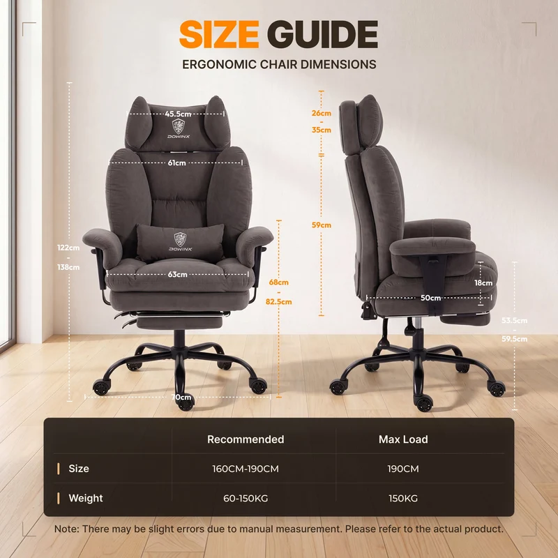 Dowinx Executive Office Chair QL-66B6 Gray