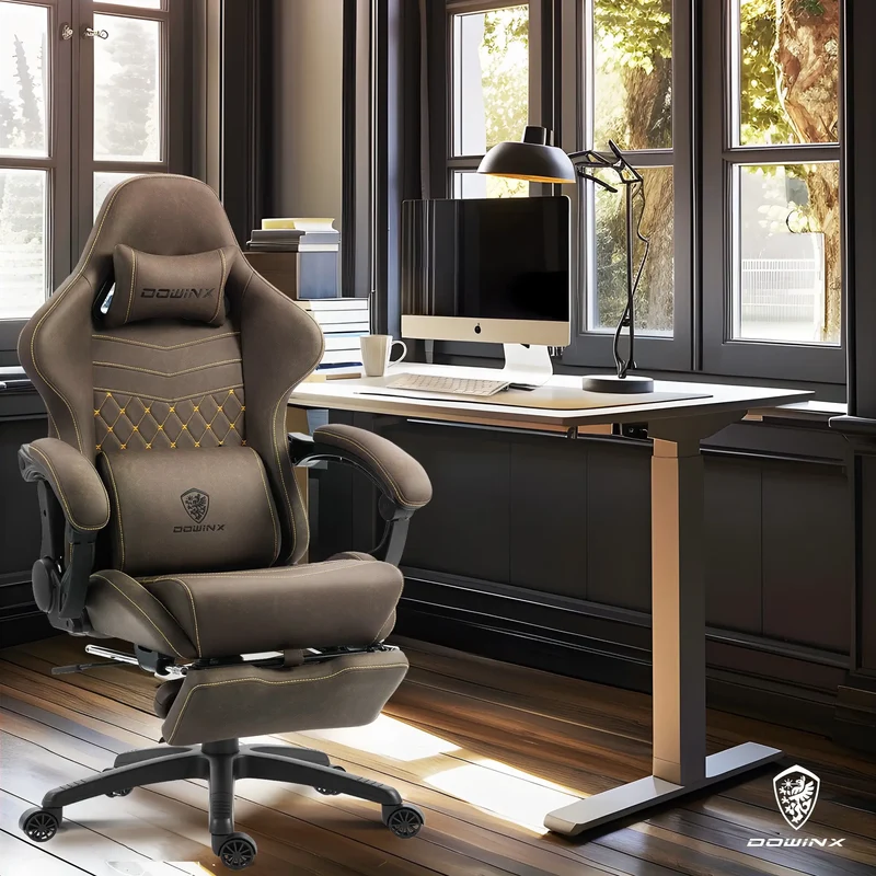 Dowinx Chair LS-66D89C with Extended Footrest Brown