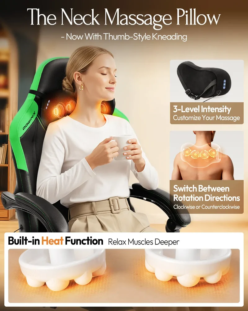 Dowinx Neck Massage LS-66D59A Black-green