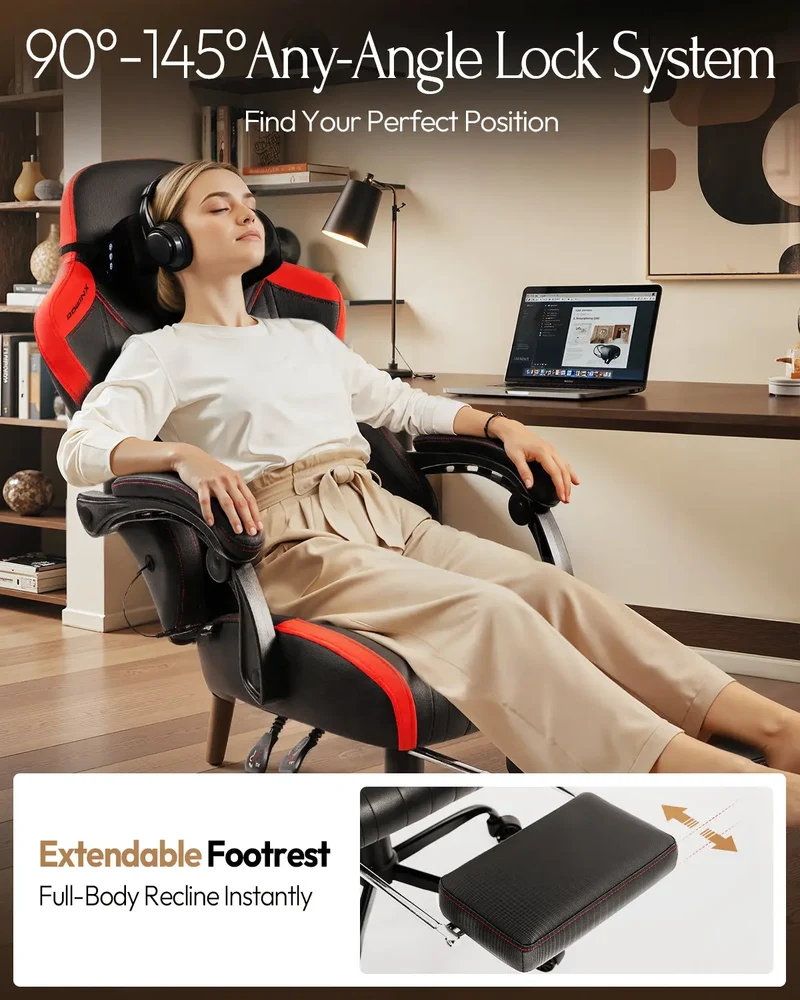 Dowinx Neck Massage LS-66D59A Black-red