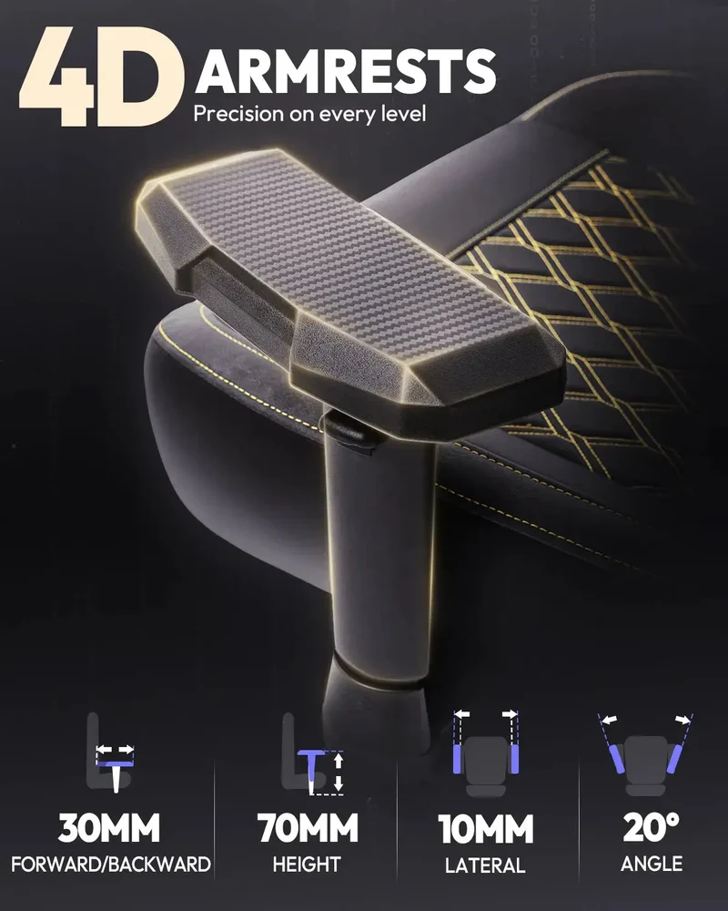 Dowinx Titan Series LS-66D1A Black – 200kg Load Capacity