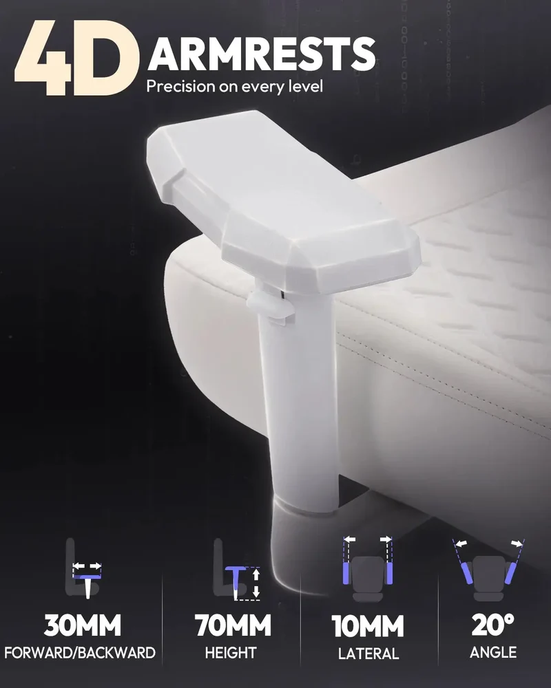 Dowinx Titan Series LS-66D1A White – 200kg Load Capacity