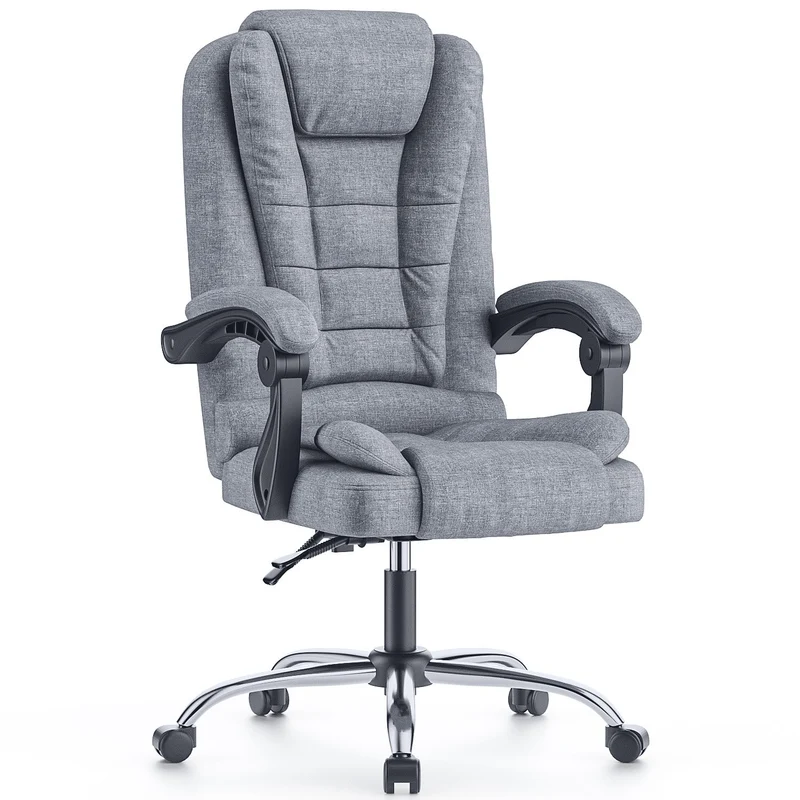 Ergonomische Executive Office Chair PU Leder hohen Rücken Computer Schreibtischstuhl mit Reclining Tilt-Funktion für Home Office arbeiten
