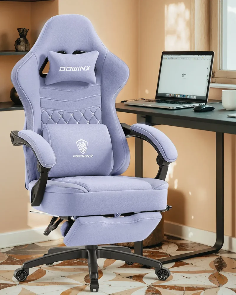 Dowinx Chair LS-66D57E Extended Footrest Purple