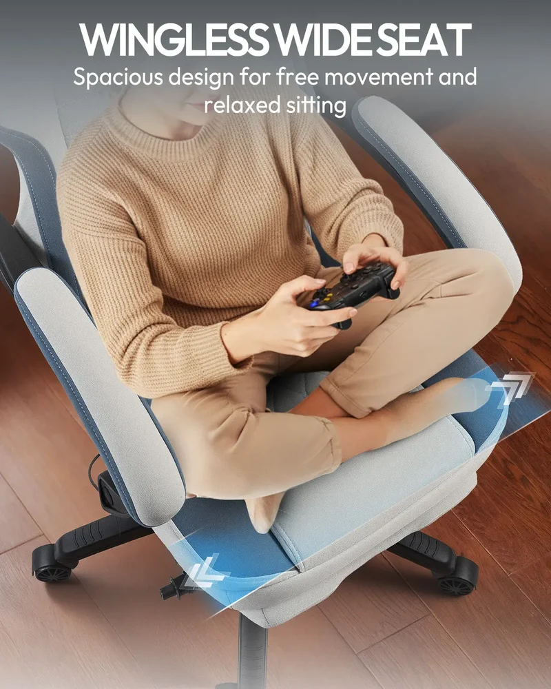 Dowinx Chair LS-66D57E Extended Footrest Gray