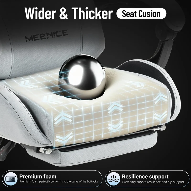 MEENICE Gaming Chair LS-88D8A Gray AMZ