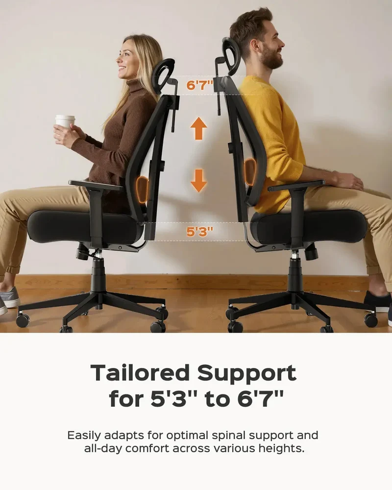 Dowinx Ergonomic Office Chair QL-66W4A Black