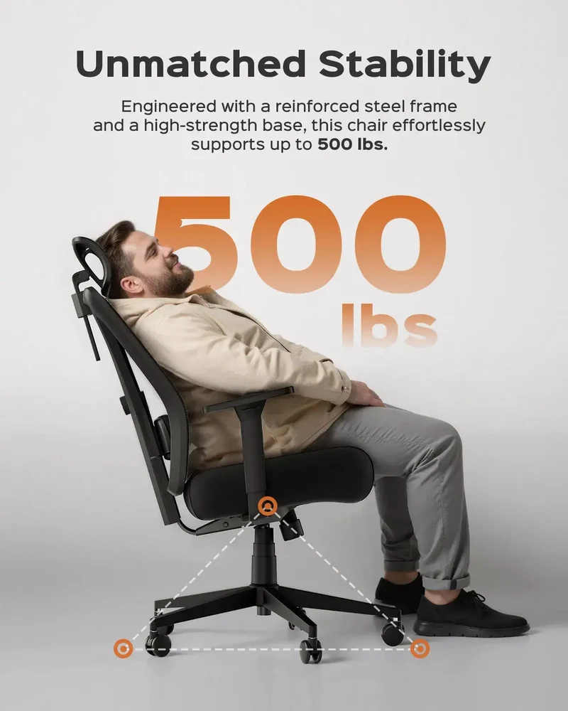 Dowinx Ergonomic Office Chair QL-66W4A Black