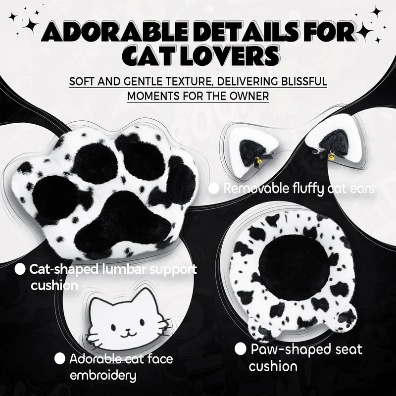 Dowinx Cat Paw Series LS-66D52 Black-white