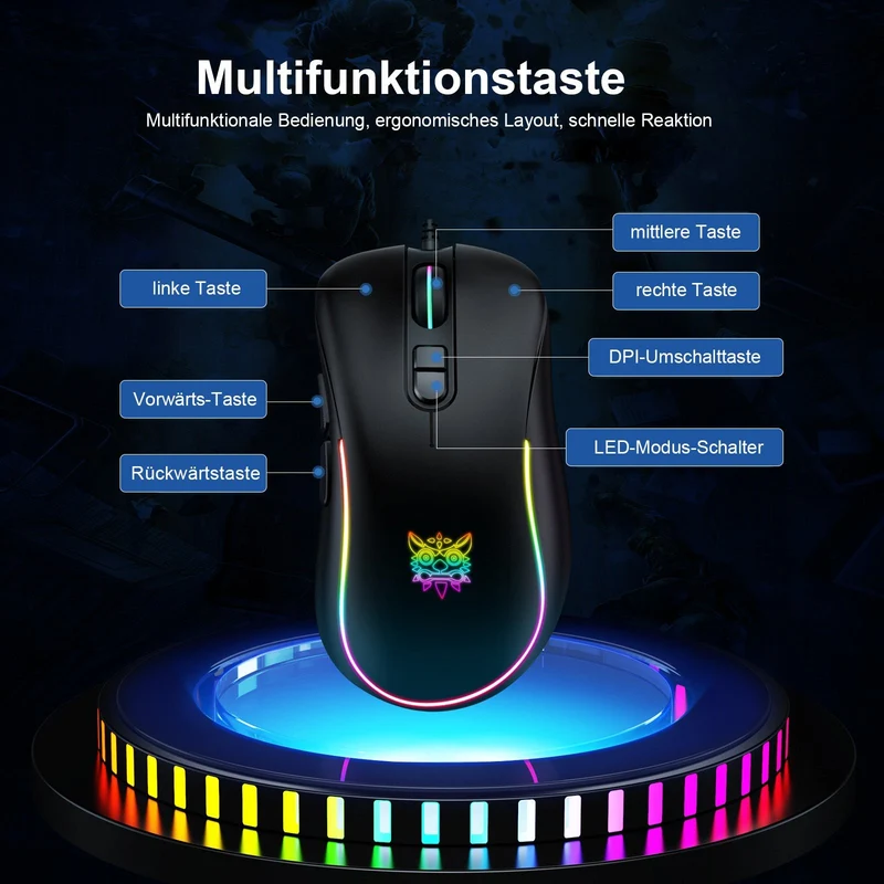 RGB KABELGEBUNDENE GAMING-MAUS // CW907
