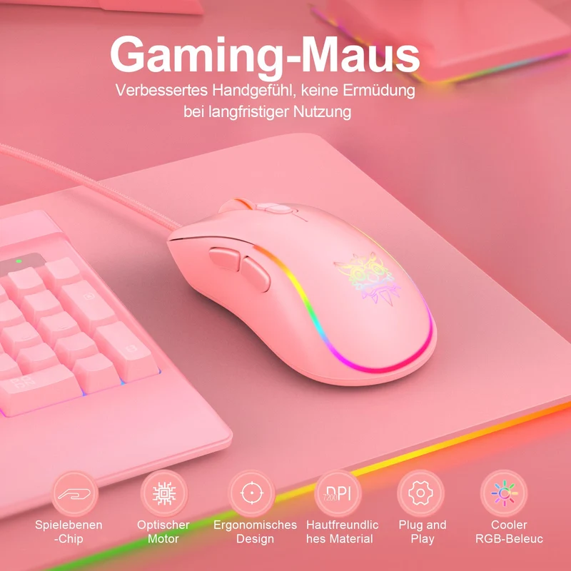 RGB KABELGEBUNDENE GAMING-MAUS // CW907