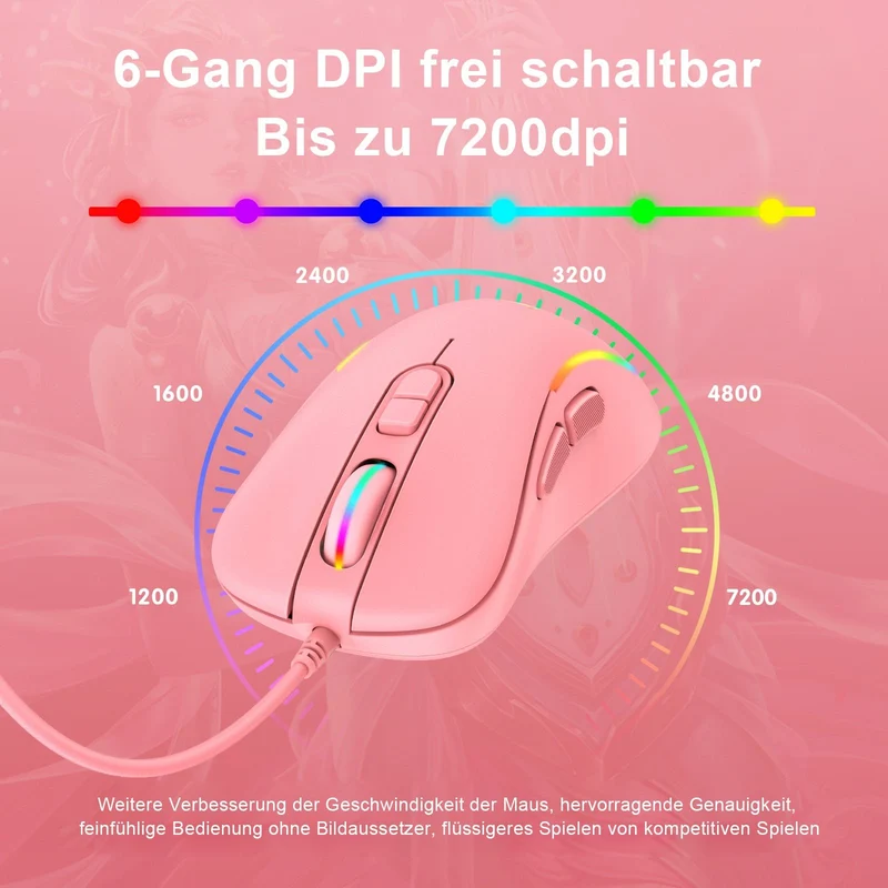 RGB KABELGEBUNDENE GAMING-MAUS // CW907
