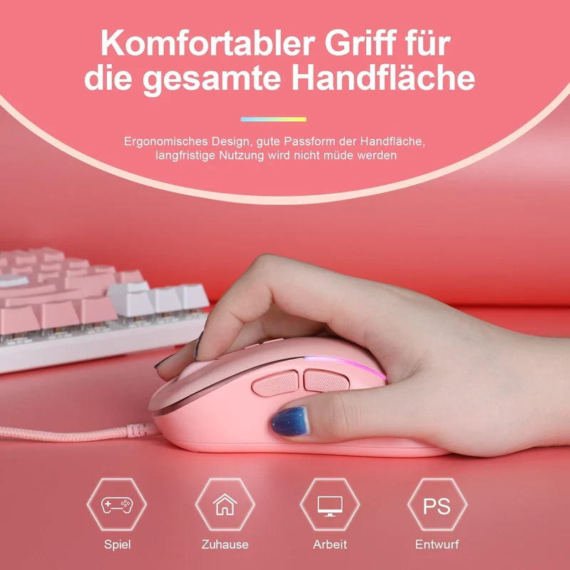 RGB KABELGEBUNDENE GAMING-MAUS // CW907