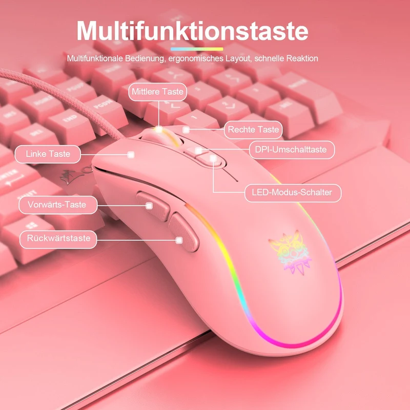 RGB KABELGEBUNDENE GAMING-MAUS // CW907