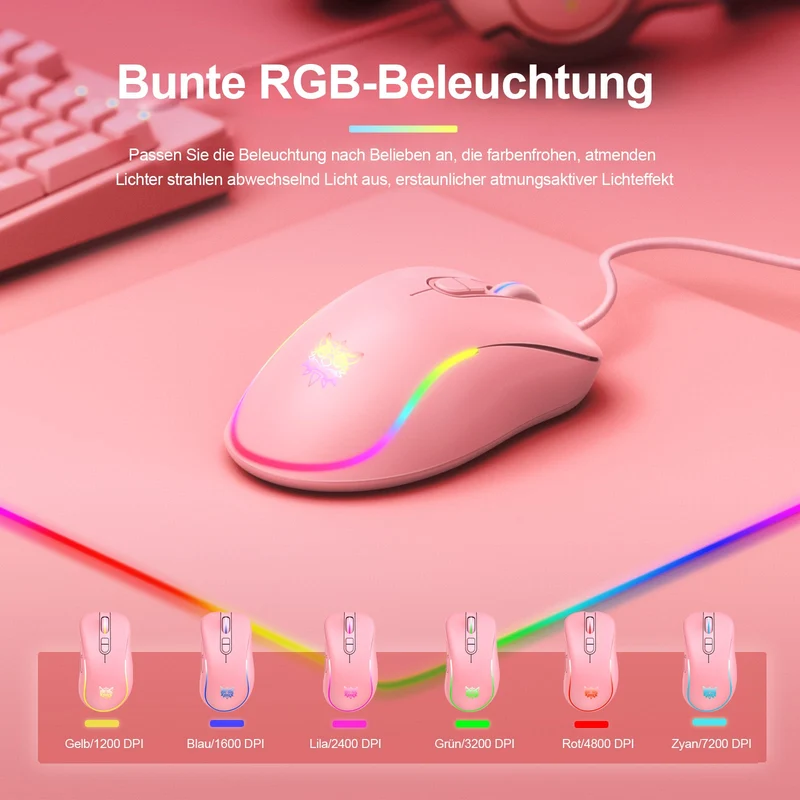 RGB KABELGEBUNDENE GAMING-MAUS // CW907