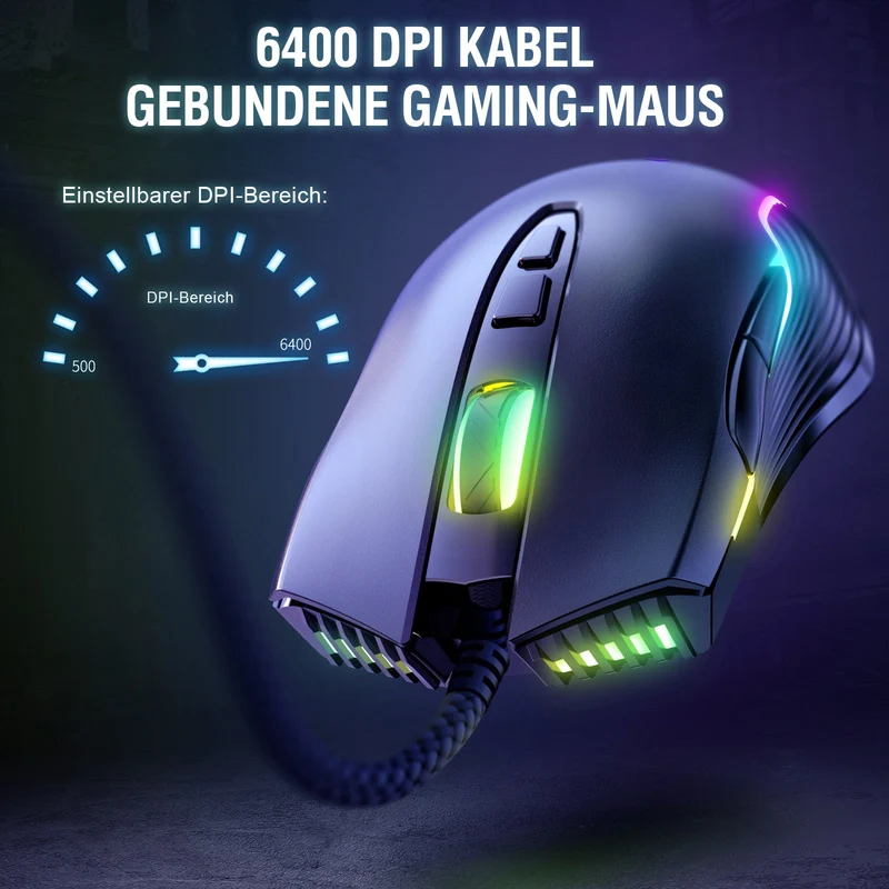 RGB KABELGEBUNDENE GAMING-MAUS // CW905
