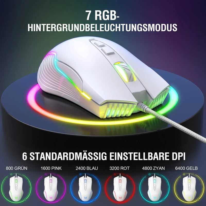 RGB KABELGEBUNDENE GAMING-MAUS // CW905