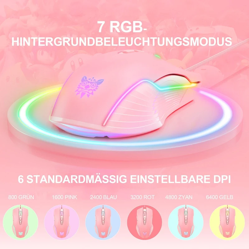 RGB KABELGEBUNDENE GAMING-MAUS // CW905