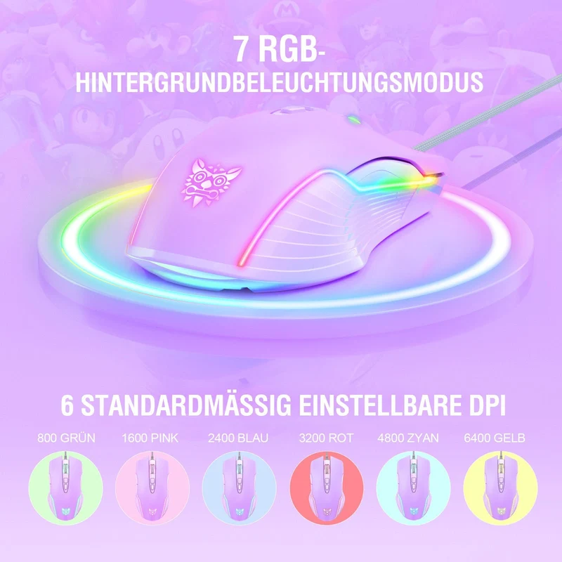 RGB KABELGEBUNDENE GAMING-MAUS // CW905