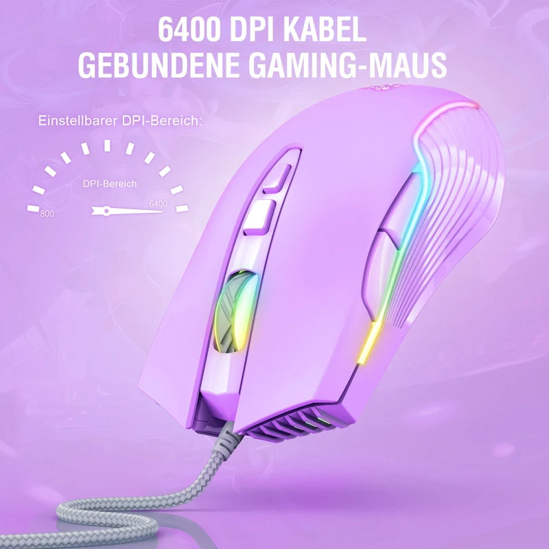 RGB KABELGEBUNDENE GAMING-MAUS // CW905