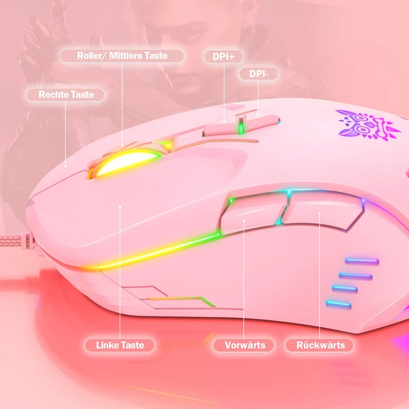 RGB KABELGEBUNDENE GAMING-MAUS // CW902