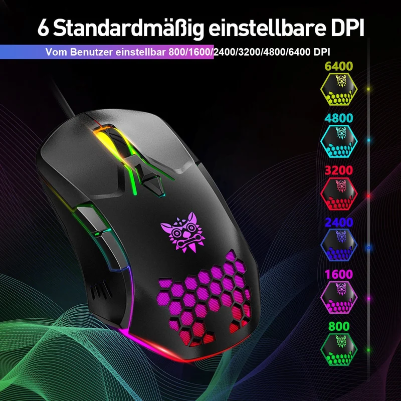 RGB KABELGEBUNDENE GAMING-MAUS // CW902