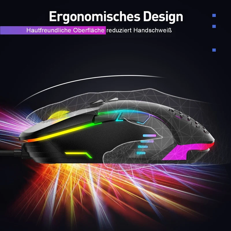 RGB KABELGEBUNDENE GAMING-MAUS // CW902