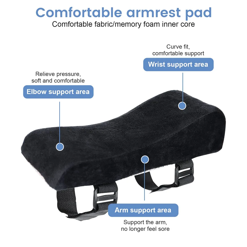Stuhl Ergonomische Armlehne Kissen Ellbogen Kissen Pads 2-teiliger Satz