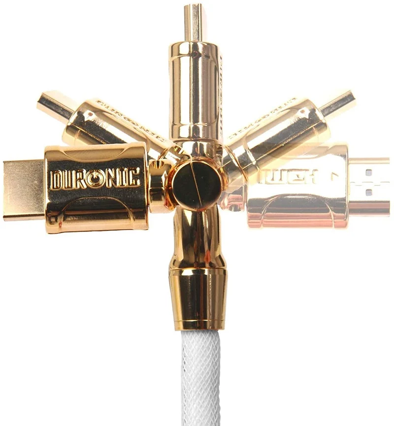 Duronic HDC01 HDMI-Kabel 1,5m | 24k Goldkontakte | High-Speed HDMI V1.4 für HD 1080p Auflösung | Für PS5 und BluRay