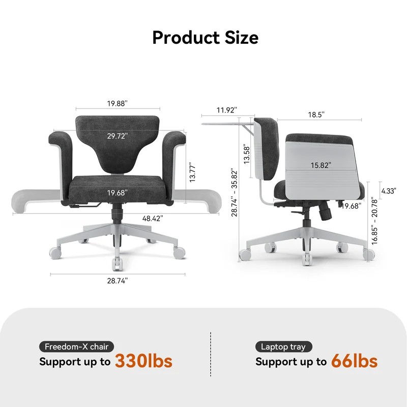 Freedom-X Multi-Posture Standard Chair | with Armrest