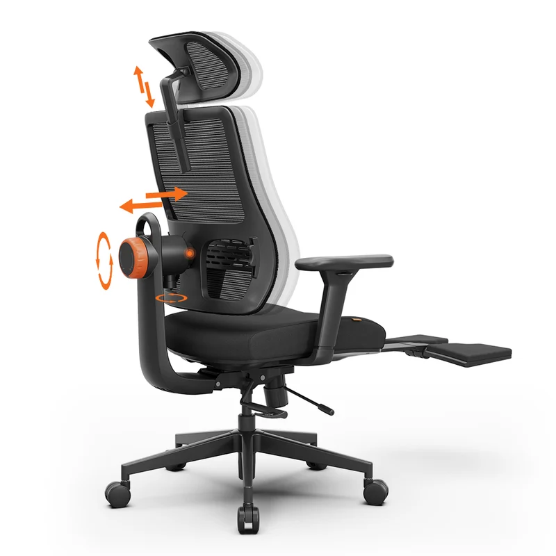 NEWTRAL Magic H-BP Ergonomic Office Chair with Auto-following Lumbar Support-Black