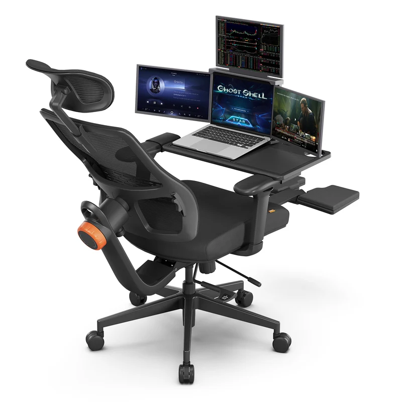 NEWTRAL Magic H-BP Ergonomic Office Chair with Auto-following Lumbar Support-Black