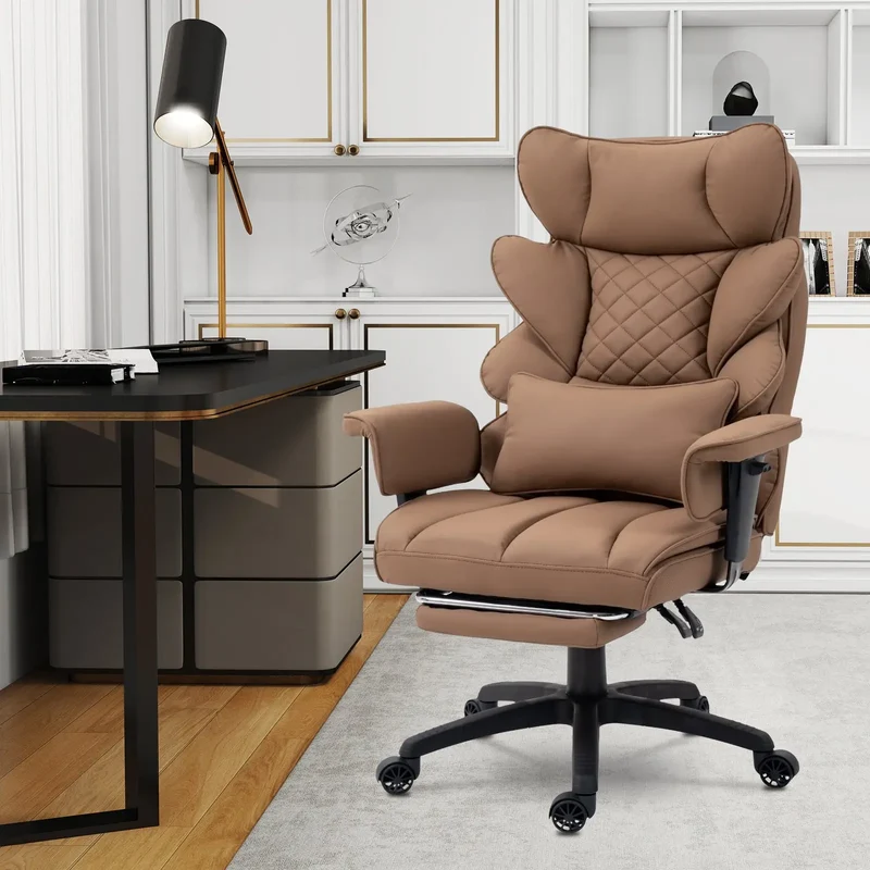 Dowinx Leather Sofa Chair LS-66BG102 Brown ((90-135° Tilt Locking Function))