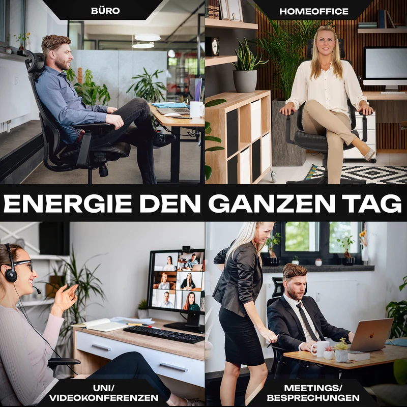VALKENSTOL M5 - Ergonomischer Bürostuhl auch für große Nutzer