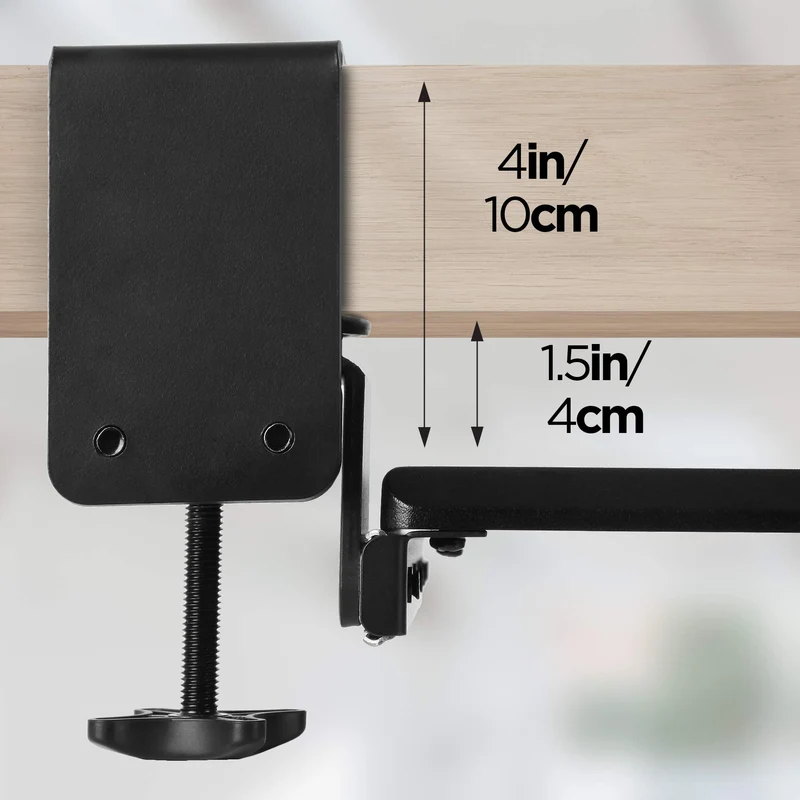 Duronic DKTPX1 Tastaturauszug | Tastaturschublade 68 cm breit 28 cm lang | Tastaturhalterung mit Klemmen | Mit Kabelführung | Tastaturablage für Keyboard und Maus | Erweiterung für Schreibtisch