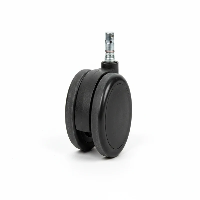 ROLLEN-SET / WALTER KNOLL / Leadchair Management Soft / Doppelrolle schwarz weich