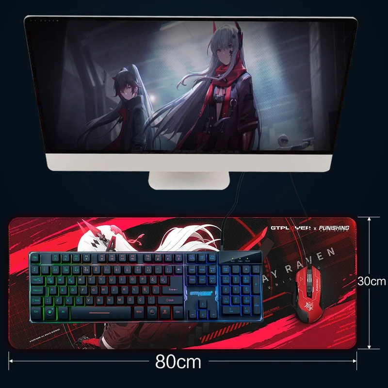 GTPLAYER X PUNISHING: GRAY RAVEN SERIES GAMING-TASTATUR-PAD