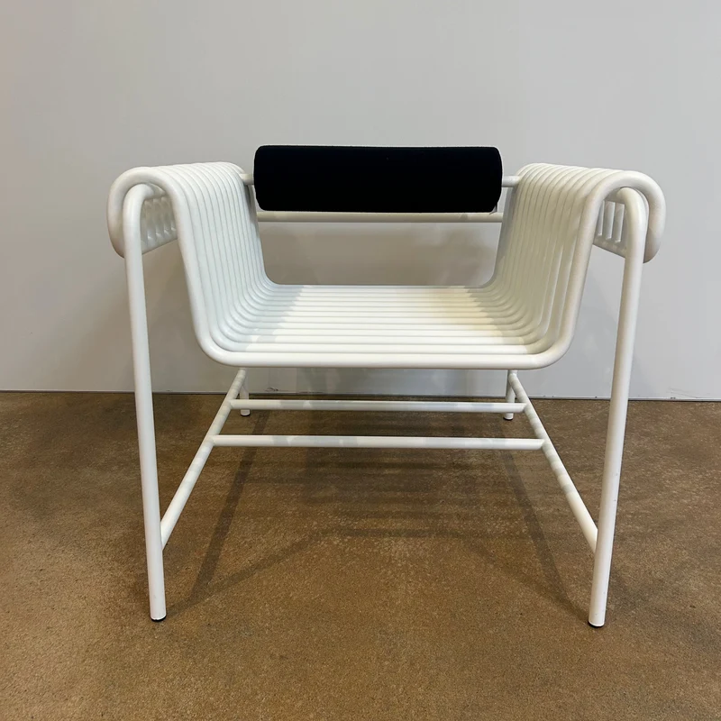 Blockbau / 22.24 Armchair / Armlehnenstuhl Weiß