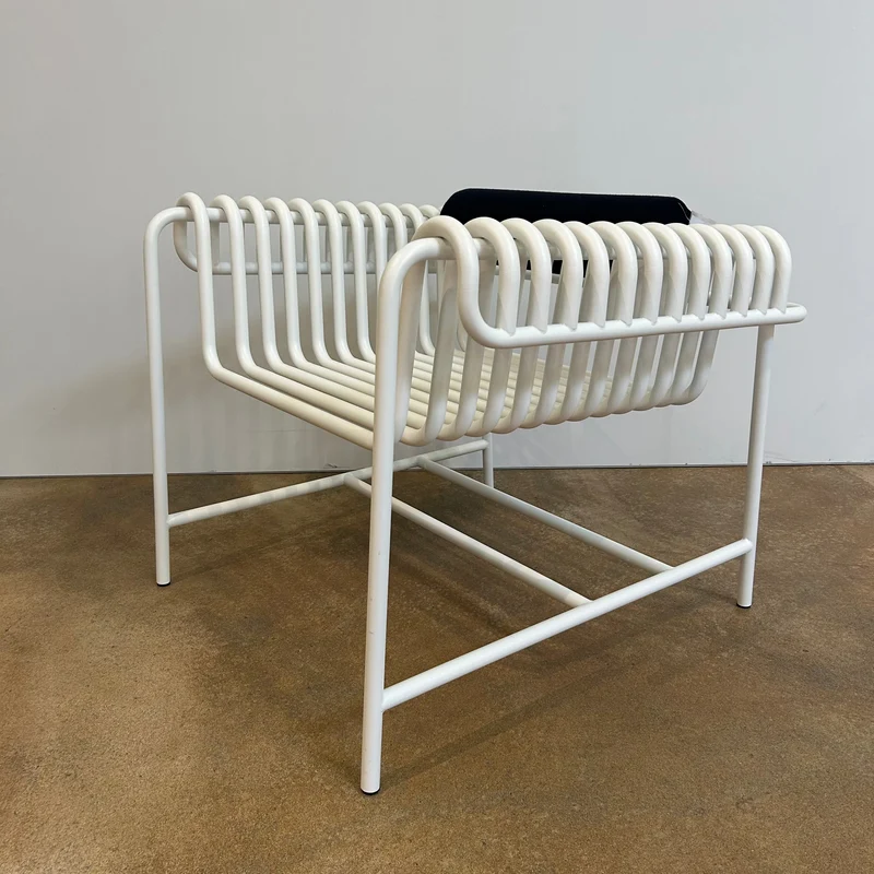 Blockbau / 22.24 Armchair / Armlehnenstuhl Weiß