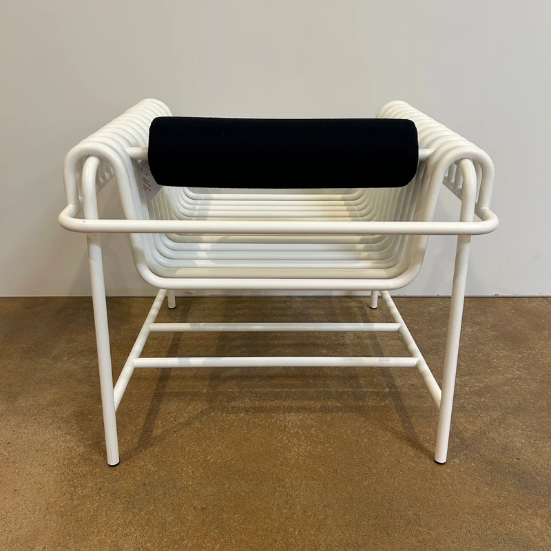 Blockbau / 22.24 Armchair / Armlehnenstuhl Weiß