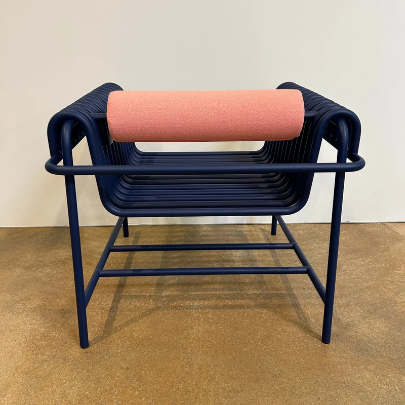 Blockbau / 22.24 Armchair / Armlehnenstuhl Blau