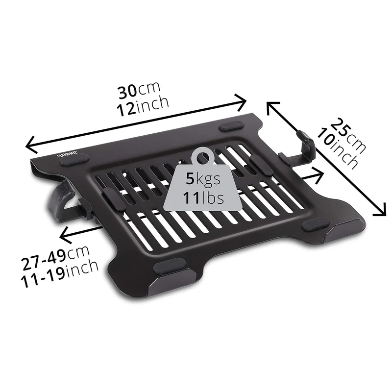 Duronic DML7 Laptop- | Tablet-Halterung | kompatibel mit allen Duronic Monitorhalterungen