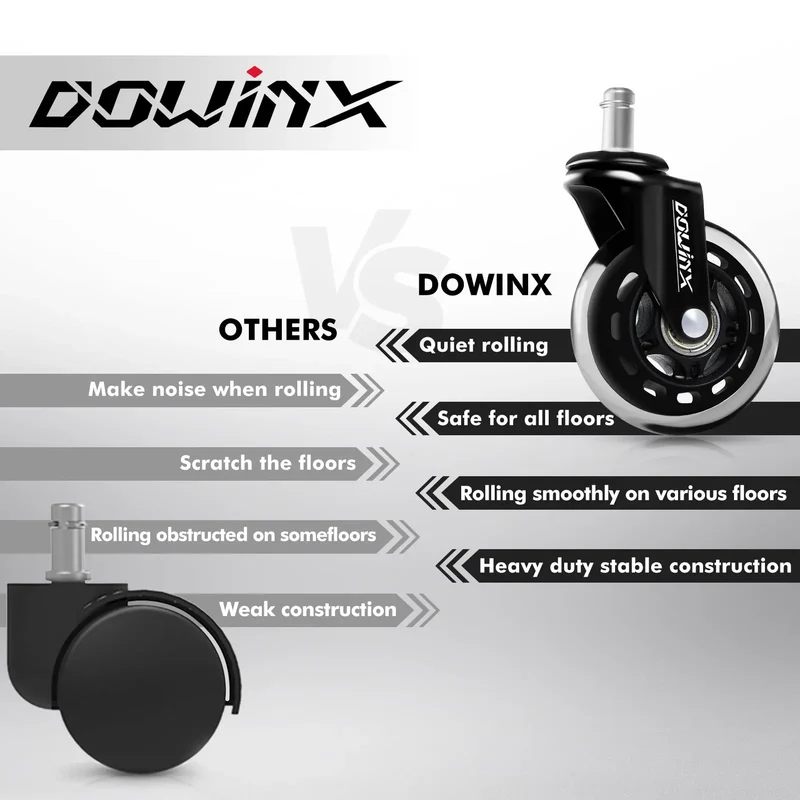 Dowinx Chair Castors （5 wheels)