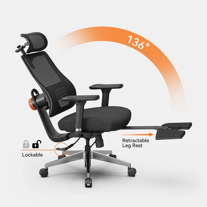 Magic H-Bpro Ergonomic Office Chair- Black